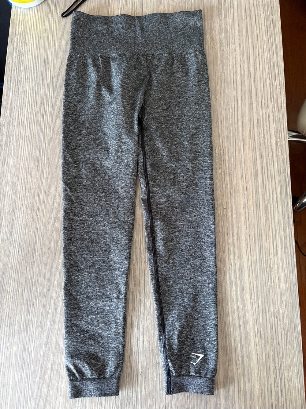 Gymshark Vital Seamless Gray Marl Leggings Small High Waisted - Picture 4 of 7